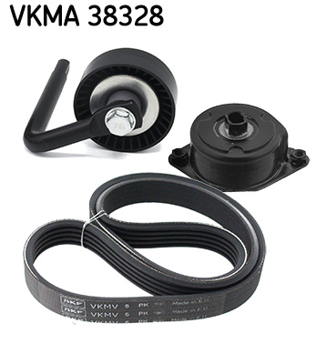 V formos rumbuotas diržas, komplektas - VKMA 38328 SKF